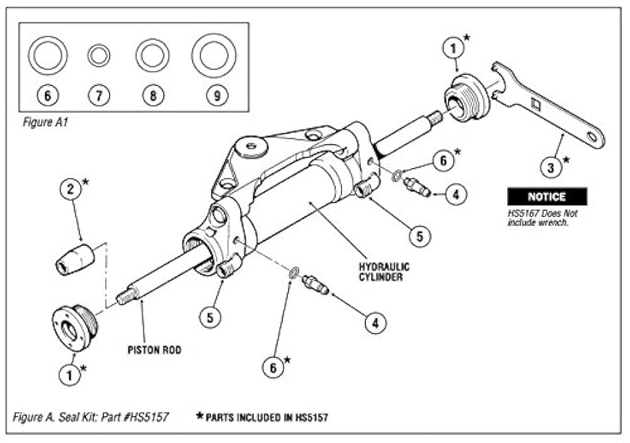 Amazon.com: Dometic SeaStar Seal Kit, HS5157, with Wrench